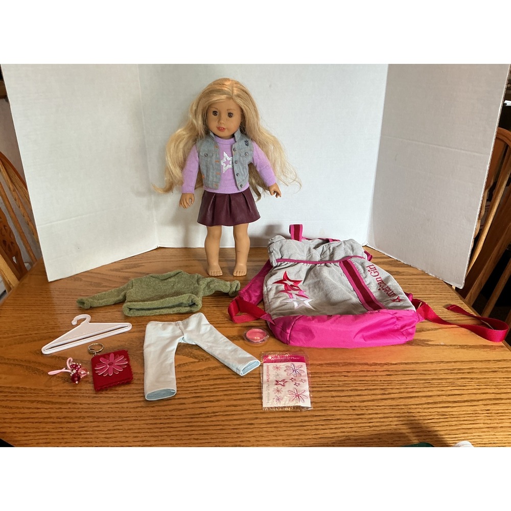 American Girl Tenney Grant, Backpack carrying case, clothes Accessories